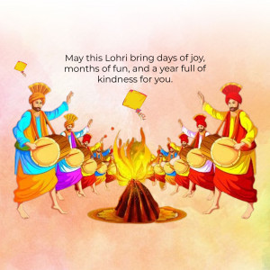Happy Lohri hd images poster banner status and hd photos